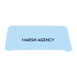 6' Non-Fitted Sky Blue Table Cover